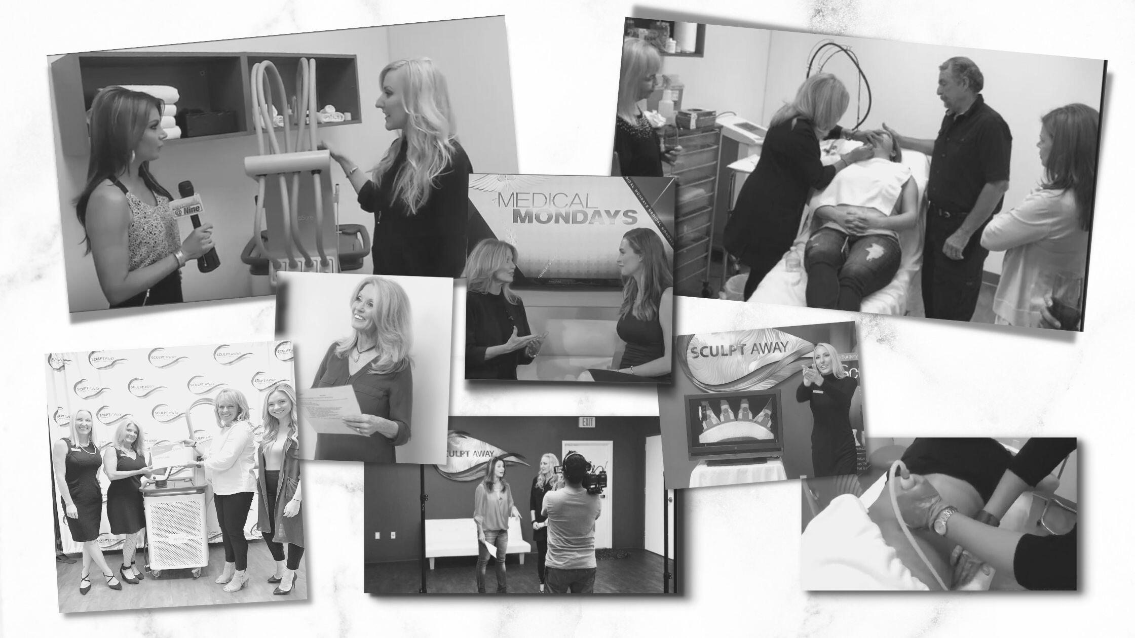 founders of the body contouring academy collage showing founder through the years