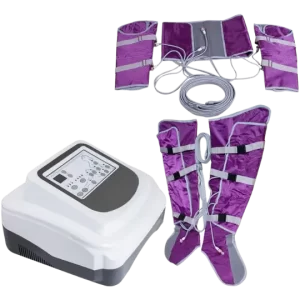 pressotherapy machine in purple