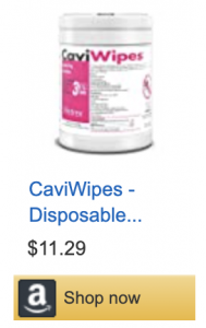 Use these wipes to kill bacteria and viruses from machines, table, surfaces