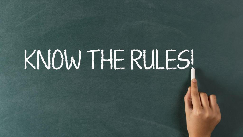 know the rules written on chalkboard for contouring marketing