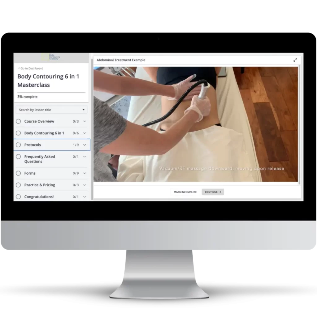 computer screen showing inside 6in1 masterclass