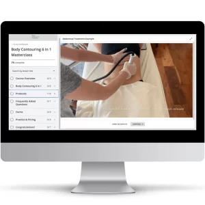 cavitation treatment in the body contouring 6in1 certification course